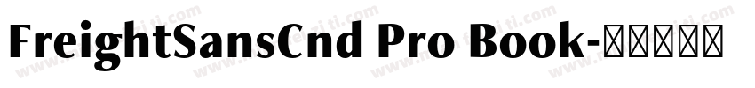 FreightSansCnd Pro Book字体转换